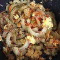 あきんこ617's cooksnap of when they made 簡単☆ゴーヤと人参で彩り綺麗な卵炒め.