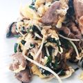 ♡こもれび♡'s cooksnap of when they made 豚肉とニラの中華風卵炒め.