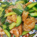 たまごの君's cooksnap of when they made ♯海老ときゅうりの中華炒め♯.