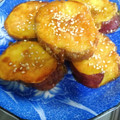 ゆんやともも's cooksnap of when they made さつまいもの天ぷらリメイク♫大学芋風.