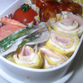 ちづぞう's cooksnap of when they made 簡単お弁当　卵で巻き巻き☆クリチー編.
