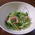 ヌーシ's cooksnap of when they made カリカリベーコン＆じゃこ＆水菜の和え物.