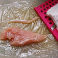 ゆゆ02's cooksnap of when they made 空振りなし！ささみの筋の取り方.
