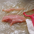 ゆゆ02's cooksnap of when they made 私のささみのスジの取り方～.