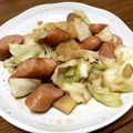 バタ子まま's cooksnap of when they made ☆じゃがいもとソーセージのポン酢炒め☆.