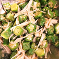 ムーミン☆ママ's cooksnap of when they made オクラとえのきのポン酢和え.