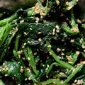 マジュマジュ's cooksnap of when they made ほうれん草のごま和え.