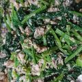 クックP8IOYL☆'s cooksnap of when they made アスリート食★サバ缶とほうれん草胡麻和え.