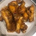 tetomomo's cooksnap of when they made 手羽元で名古屋風甘辛揚げ.