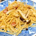 かなだんご's cooksnap of when they made きのこのバター醤油パスタ.