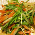 記念樹's cooksnap of when they made 水菜ともやしと人参のコクうま醤油ナムル.