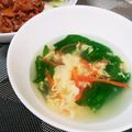 つぼみの's cooksnap of when they made レタスの卵スープ.