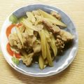 ぱんぷきんキッチン's cooksnap of when they made 放っておくだけ、ごぼうと豚バラのポン酢煮.