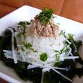 totoha's cooksnap of when they made 大根と玉ネギのツナサラダ.
