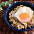 ３匹の大ぶたママ's cooksnap of when they made 油不要☆簡単☆しゃぶしゃぶ肉の牛丼風☆.