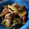 shizuとreo's cooksnap of when they made 鶏肉とさつま芋のマーマレード煮.
