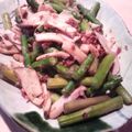 よん妻's cooksnap of when they made アスパラとエリンギのおかか炒め.