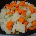 生誕１９７３年独身男's cooksnap of when they made 大根と人参の炊いたん.