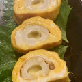 mikataka＊'s cooksnap of when they made チーズちくわ in 玉子焼き.