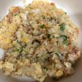 ゆかりりりー's cooksnap of when they made 鮭フレークとチーズのチャーハン.