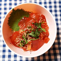 えつエツ's cooksnap of when they made 【 我が家の簡単♪まぐろの漬け丼 】.
