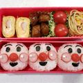 マスネコ's cooksnap of when they made 簡単かわいい♡アンパンマンのキャラ弁.