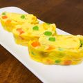 ＊チョチョリーヌ＊'s cooksnap of when they made チーズとミックスベジタブルの玉子焼.
