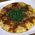 京風子's cooksnap of when they made 家計お助け☆お好み焼き風豚もやしオムレツ.