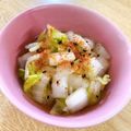 こはる・▽・'s cooksnap of when they made 即席漬けもの＊白菜の昆布茶和え大蒜風味.