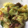 momonaomam's cooksnap of when they made コンビーフ缶でチーズ入りジャーマンポテト.