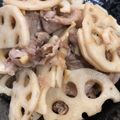かなた！'s cooksnap of when they made シャキシャキれんこんと豚ばら肉生姜焼き.