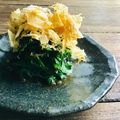 ソラソラソラ's cooksnap of when they made 納豆のタレ×レンジでほうれん草のおひたし.