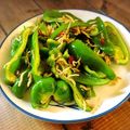 胃袋わっしょい's cooksnap of when they made 絶品副菜♡ピーマンのしらすペペロンチーノ.
