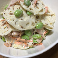 カズ形33's cooksnap of when they made 新蓮根とハムのマスタードマヨネーズサラダ.