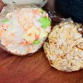 はる❁﻿'s cooksnap of when they made 鮭&枝豆&チーズおにぎり.