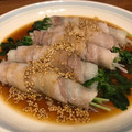 ♡MaMoM♡'s cooksnap of when they made 豆苗ともやしのさっぱり肉巻き.