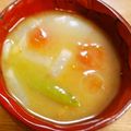 クックZTZ10H☆'s cooksnap of when they made 冷凍プチトマトの味噌汁.