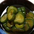 りょあん's cooksnap of when they made レンジで簡単！少量きゅうりのキューちゃん.