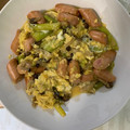 たぬぴん's cooksnap of when they made めんつゆで簡単！アスパラとしめじの卵炒め.