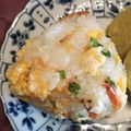 アルカママ's cooksnap of when they made 桜えび&いり卵のおにぎり♪.