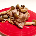 ☆lino☆lino's cooksnap of when they made 豚肉ときのこのしょうが炒め.