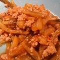 Ｒ２のママ's cooksnap of when they made ヤーコンの鶏そぼろ炒め♫.