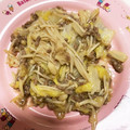 クックW8HTJH☆'s cooksnap of when they made 白菜とえのきとひき肉中華炒め.