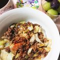★☆Ｒｉｕ☆★'s cooksnap of when they made キャベツとひき肉であったか丼.