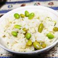 ゆきりんやもりん's cooksnap of when they made 炊き方がコツ☆絶賛枝豆ご飯.