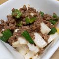クックS987WA☆'s cooksnap of when they made レンジで簡単長芋のオクラそぼろあんかけ.