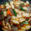 ❤ちむこ❤'s cooksnap of when they made 胡麻油でこっくり☆根菜の煮物.