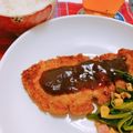 miita15's cooksnap of when they made 豚肩ロースのとんかつ.