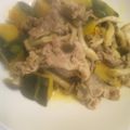 yukanori's cooksnap of when they made 南瓜と豚小間肉の炒め煮.