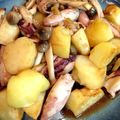うつぼちゃん's cooksnap of when they made ヤリイカと新ジャガの炒め煮.